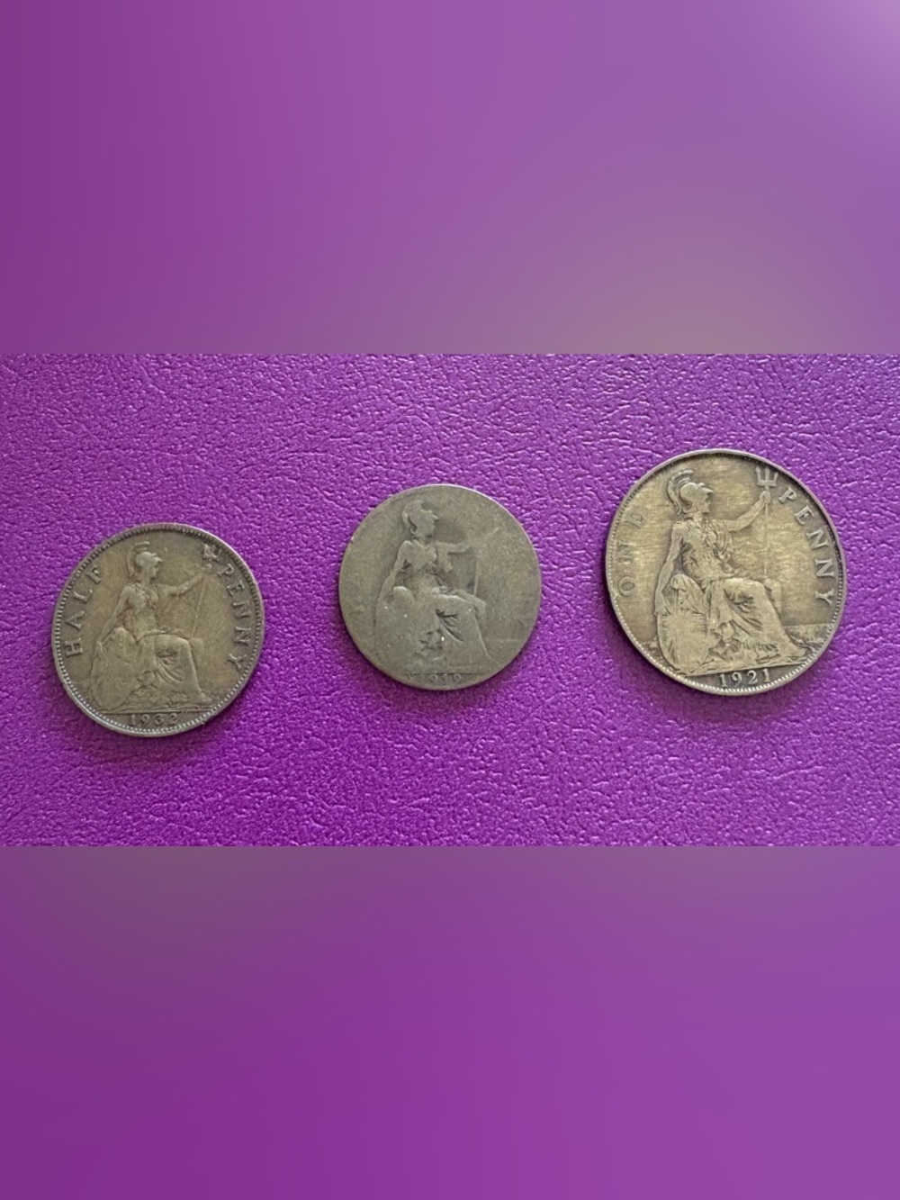 Vintage Coins (set of 3) 1921,1932,1919